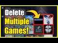 How to delete Multiple Games at Same Time on PS5 Fast Method!