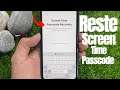 How to Reset Screen Time Passcode on iPhone & iPad