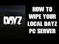 How To Reset / Wipe Your Local PC DayZ Server & Return XMLs To Default Vanilla