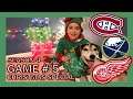 KNEE HOCKEY SEASON 4 - GAME # 5 - CHRISTMAS SPECIAL .. RED WINGS / CANADIENS / SABRES - QUINNBOYSTV