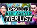 MOST BROKEN AGENTS Tier List for EPISODE 3 - NEW PATCH 3.00 MEANS NEW META - Valorant Guide