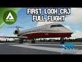 NEW Areosoft CRJ 550 - 700 - First Look - Full Flight Tutorial - Live Stream - MFS 2020