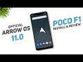 Poco F1 - Arrow OS 11.0 Official | Android 11 | Install & Full Review