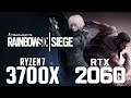 Rainbow Six Siege on Ryzen 7 3700x + RTX 2060 1080p, 1440p benchmarks!