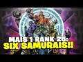 RANK 25 COM SIX SAMURAIS - Yu-Gi-Oh! Duel Links