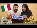 Trying snacks from Italy w/Sunshine!