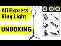 UNBOXING & Test - Ali Express LED Ring Light for Webcam