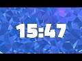 15 MINUTES AND 47 SECONDS TIMER COUNTDOWN [947 seconds - 15:47]