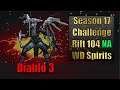 Diablo 3 Challenge Rift 104 Map and Strategy Guide (North America)