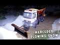 Farming Simulator 19 - SNOW PLOWING | MERCEDES AROCS