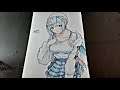 How To Draw - Rem ( Re: Zero ) [ Re：ゼロから始める異世界生活 ]