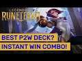 INSTANT WIN COMBO! Best P2W Deck? Fiora Is OP! | Legends Of Runeterra