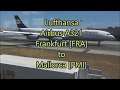 Lufthansa Airbus A321 Frankfurt [FRA] to Mallorca [PMI]