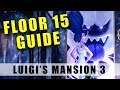 Luigi's Mansion 3 Floor 15 walkthrough - 100% 15F Master Suite guide and how to get in