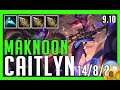 MakNooN - Caitlyn vs. Syndra Mid - Patch 9.10 KR Ranked | RARE