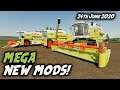 MEGA NEW MODS Farming Simulator 19 PS4 FS19 (Review) 24th June 2020.