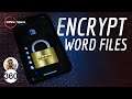 Microsoft Word: How to Encrypt a Document