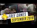 PlayStation Plus September 2019 Free PS4 Games - Batman: Arkham Knight and Darksiders 3