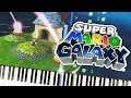 Super Mario Galaxy - The Gate Theme Piano Tutorial Synthesia