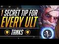 1 SECRET TIP for EVERY TANK HERO - PRO ULTIMATE Tips and Tricks - Overwatch Grandmaster Guide