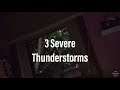 3 Severe Thunderstorms In One Night (8/21/19) VLOG 384