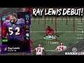 95 OVERALL RAY LEWIS DEBUTS ON BEST TEAM IN MADDEN! MADDEN 20 GAMEPLAY