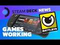 Battleye games are working on Steam Deck!