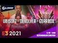 E3 DAY 1 - Ubisoft - Devolver - Gearbox【com Comentários】