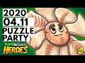 Fiesta de Puzzles 04 - 11 - 20 | PvZ Heroes | Reto Diario