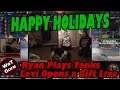 Happy Holidays & Merry Christmas!  Ryan Plays some Tanks & Levi opens a present live!