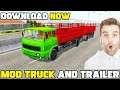 How To Download Mod  - Truck And Trailer Mod For Bus Simulator Indonesia - New Update Bussid v3.6