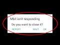 How To Fix MBit Music Isn't Responding Error Android & Ios - MBit Music App Not Open Problem