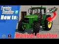 How to use the manual Gear box in Farming Simulator 22.