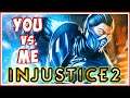 INJUSTICE 2 - You vs. Me! Solo Matches! Going Beast Mode | Blitzwinger