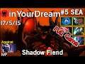 inYourDream [EVOS] plays Shadow Fiend!!! Dota 2 Full Game 7.21