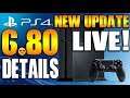 New PS4 6.80 Update System Software Details! "6.80 Firmware"