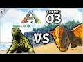 OVERPOWERED MOSCHOPS vs LEVEL 140 ARK REX! | Let's Play ARK: Survival Evolved [The Island]