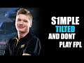 S1MPLE TILTED AND DONT PLAY FPL CSGO