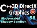 Slope-scaled Shadow Sandbox [C++ 3D DirectX Tutorial]