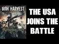 The USA Joins The Battle With AIR POWER! Usonia Iron Harvest Skirmish Gameplay