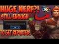 THEY NERFED MY BABY?! STILL GET REPORTED FROM SALTY ENEMY! - Masters Ranked Duel - SMITE