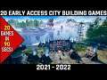 Top 20 Early Access City Building Strategy Games 2021 - 2022 TLDR Version