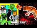 Velociraptor Vs. Mutant Monsters in Minecraft