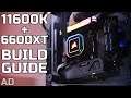 RX 6600XT + i5-11600K BUILD GUIDE & BENCHMARKS