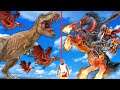 SHINCHAN & FRANKLIN Fight DINOSAURS | Godzilla, Dinosaur game x gta 5 in hindi (gta 5 mods)