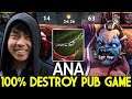 ANA [Pudge] Pro Pudge Mid 100% Destroy Pub Game 7.22 Dota 2