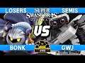 Smash Ultimate Tournament Losers Semis - Bonk (MK) vs GwJ (ROB) - CNB 194