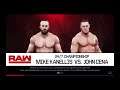 WWE 2K19 John Cena VS Mike Kanellis 1 VS 1 Match 24/7 Title