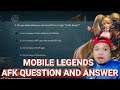 MOBILE LEGENDS AFK | QUESTIONER #ML #eskatv