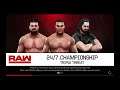 WWE 2K19 Seth Rollins VS Bobby Roode,Jason Jordan Triple Threat Match WWE 24/7 Title
